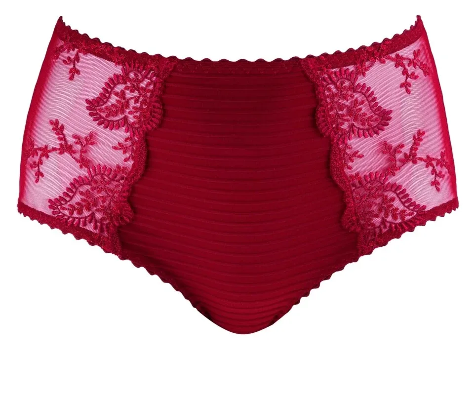 Louisa Braque Hoge Slip: Elise, Rood ( SEC.268 )