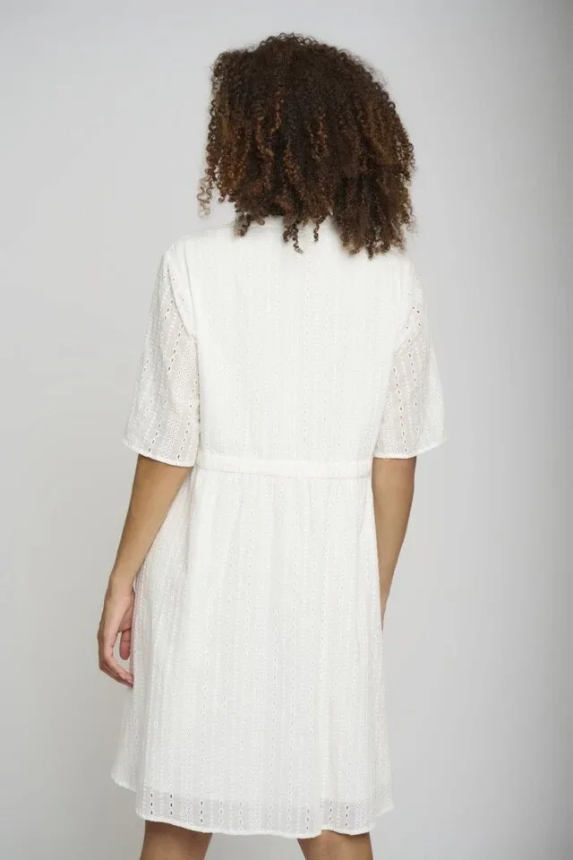 Rino & Pelle Kleed: Karida, Broderie Anglaise, Snow White ( RINO.16 )