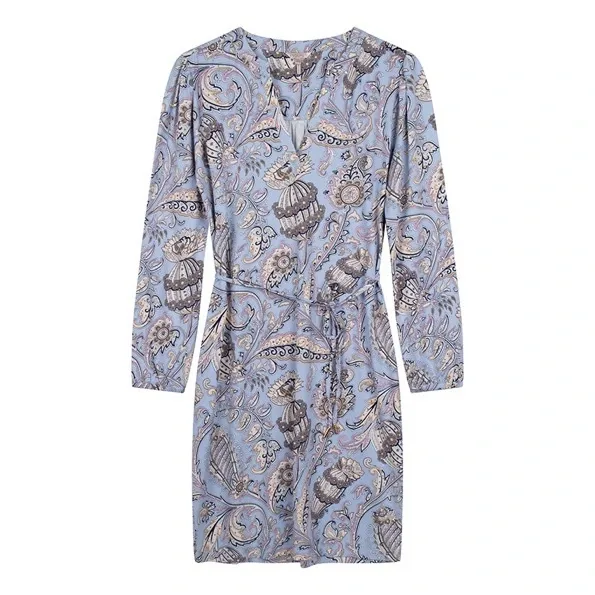 Esqualo Kleed: Blauw geprint ( ESQ.208 )