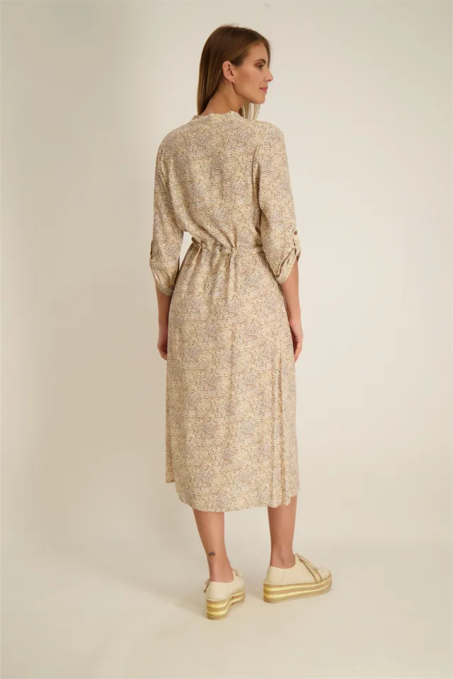 Signe Nature Lange beige kleed ( Signe.1067 )