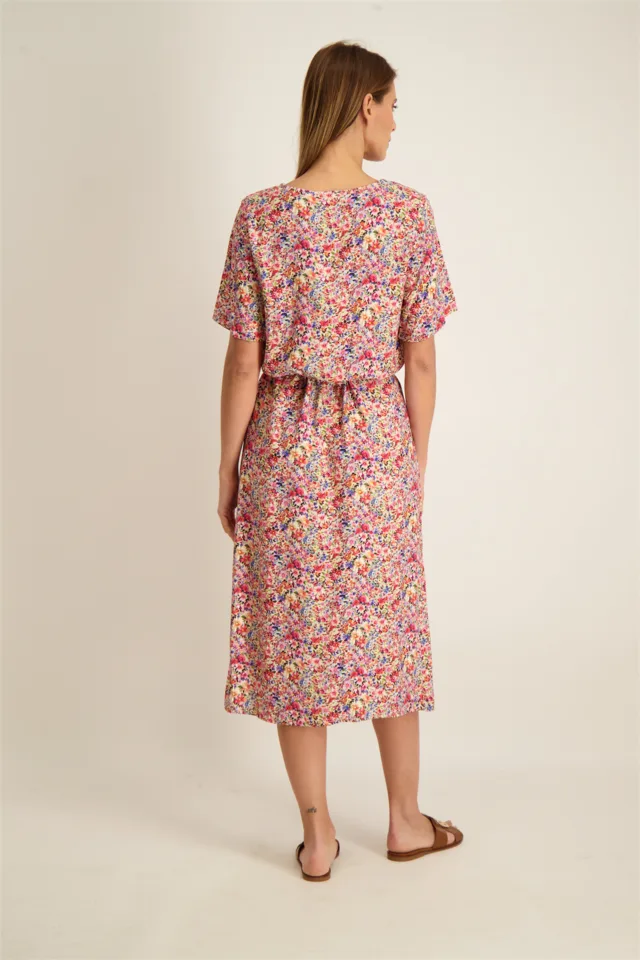 Signe Nature kleed: multi color / flower ( Signe.1069 )