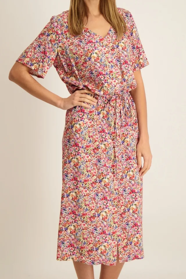 Signe Nature kleed: multi color / flower ( Signe.1069 )