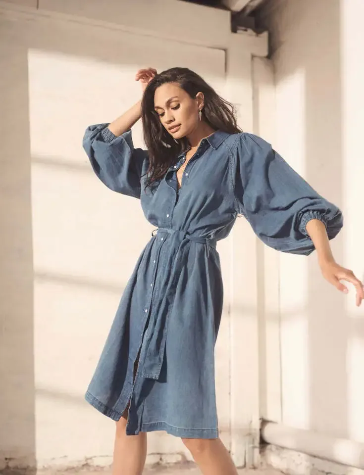 Summum Jeans kleed: Blue Daze ( sum.29 )