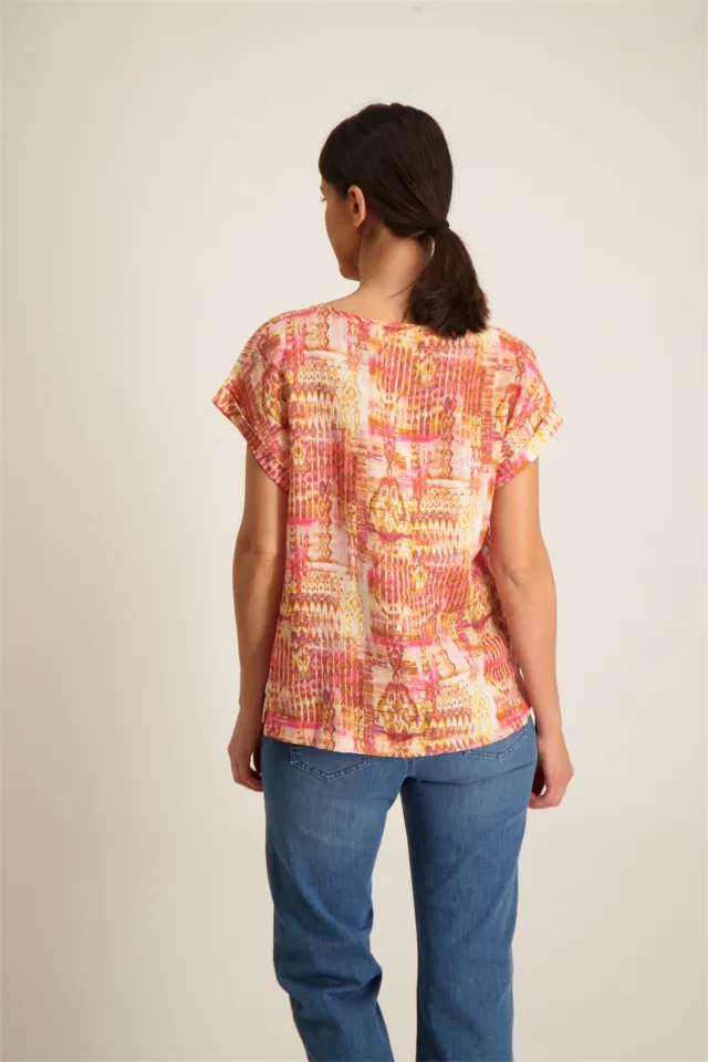 Signe Nature Linnen bloes: Multi color ( Signe.1085 )