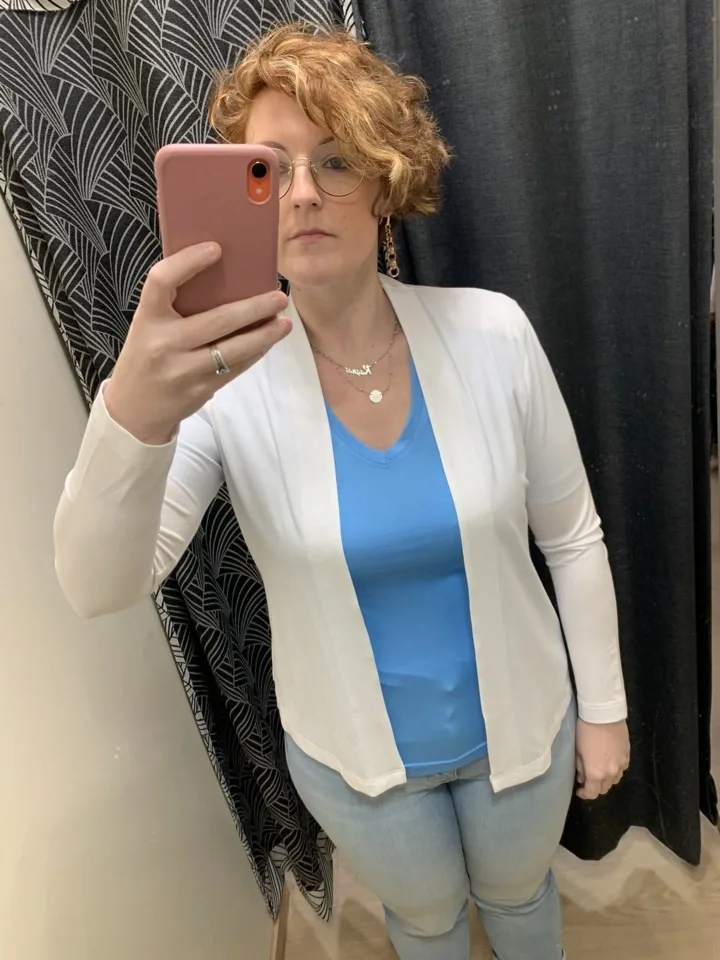 Eugen Klein Cardigan: Wit ( EUG.77 )