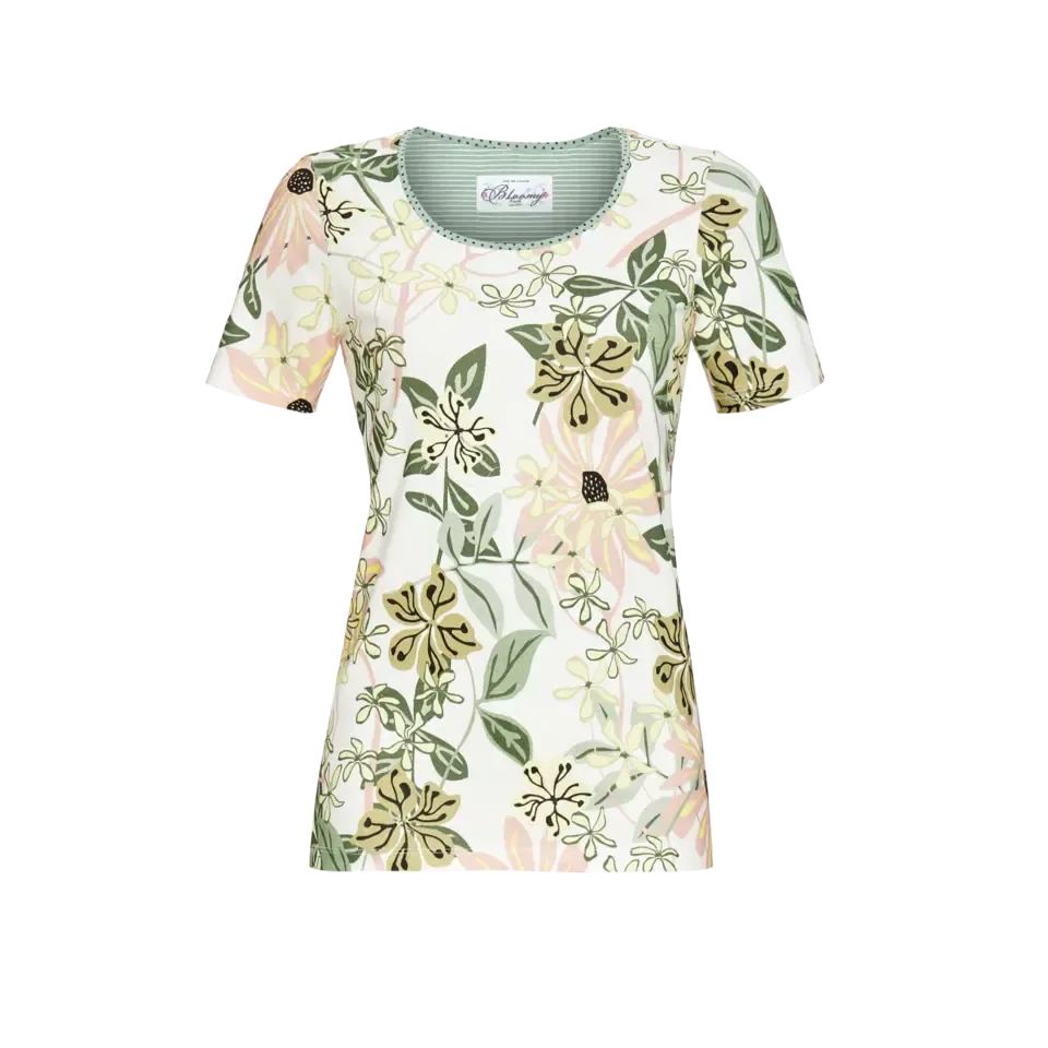 Ringella Dames pyjama: Bloomy, korte mouw / 7-8 broek ( RIN.332 )