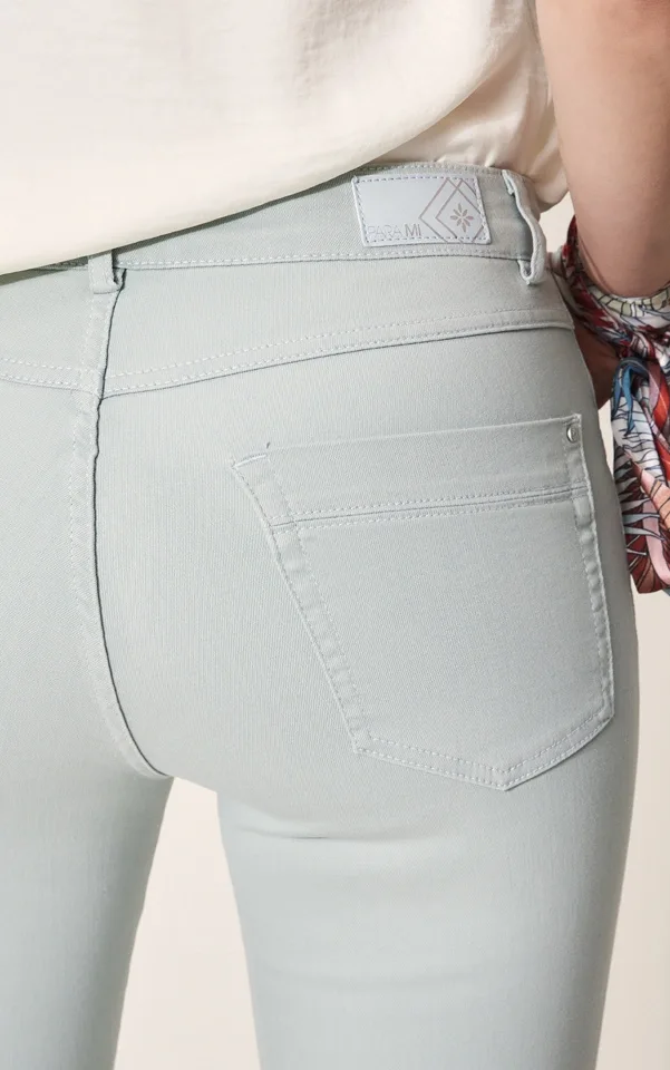 Para Mi Broek: Amber, Color Denim, Dreamy Mint, L28 ( PARA.218 )