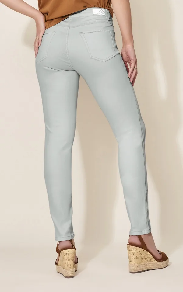 Para Mi Broek: Celine, Color Denim, Dreamy Mint, L32 ( para.219 )