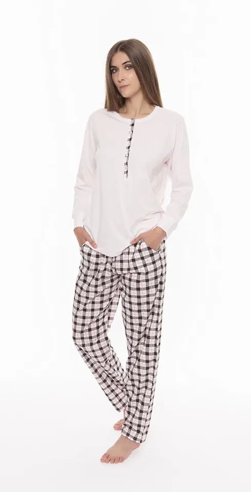 Gary Dames Pyjama: 100% Katoen ( GARY.39 )