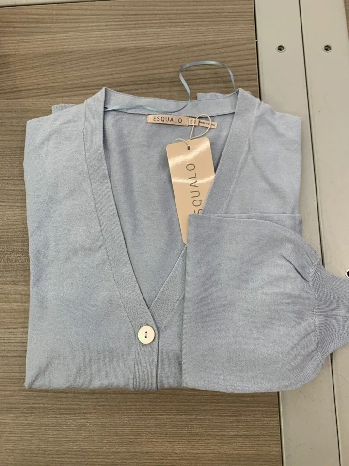 Esqualo Dames Cardigan: Lange mouw, met knopen ( ESQ.217 )