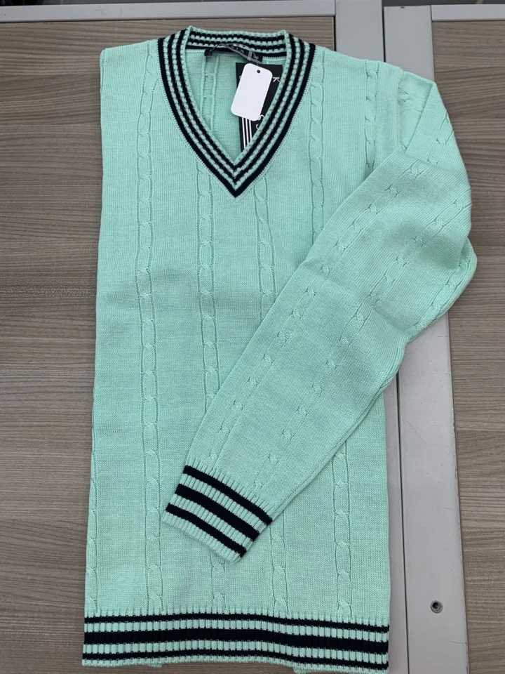 Kris Fashion Dames Pull: Groen ( KRI.29 )
