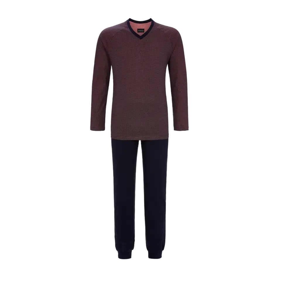 Ringella Heren Pyjama: V hals, lange mouw / broek ( RIN.339 )