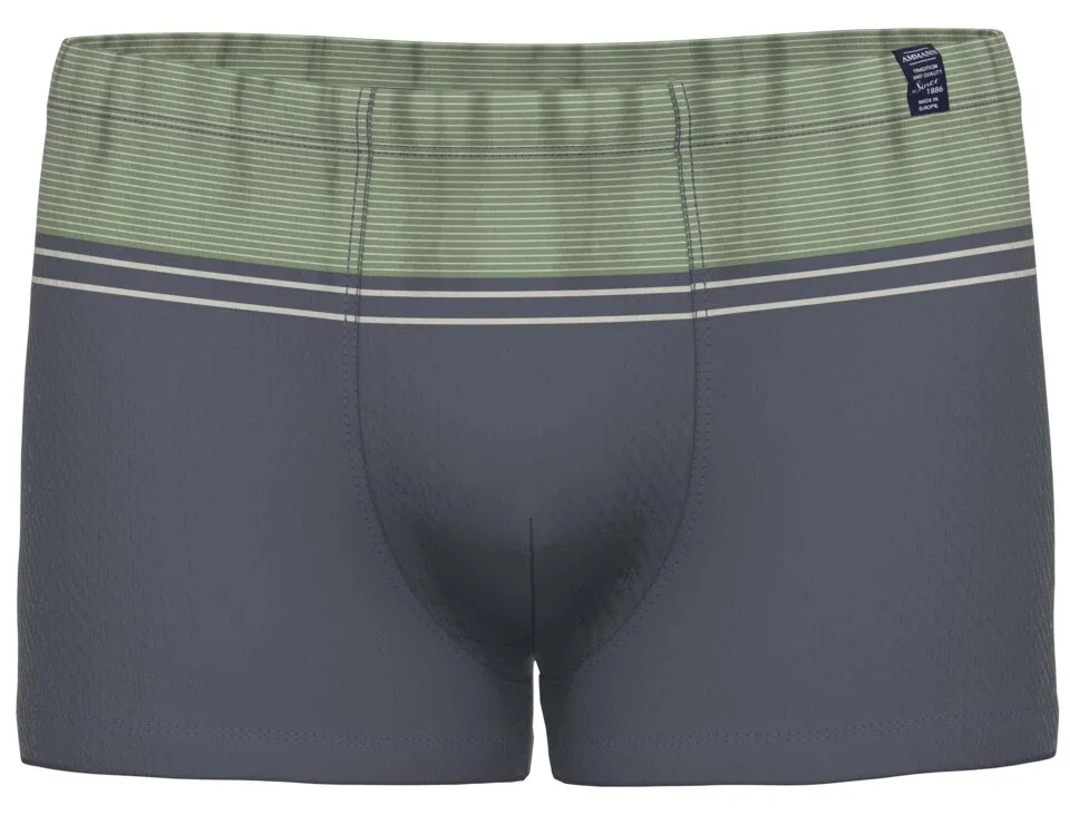 Ammann Heren boxershort: Groen / blauw, Korte bil ( AMM.468 )