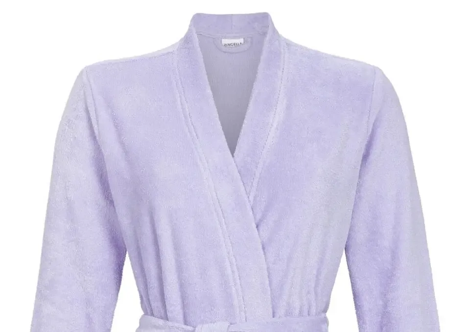 Ringella Dames Badjas: Blauw, ideaal voor sauna. ( RIN.356 )