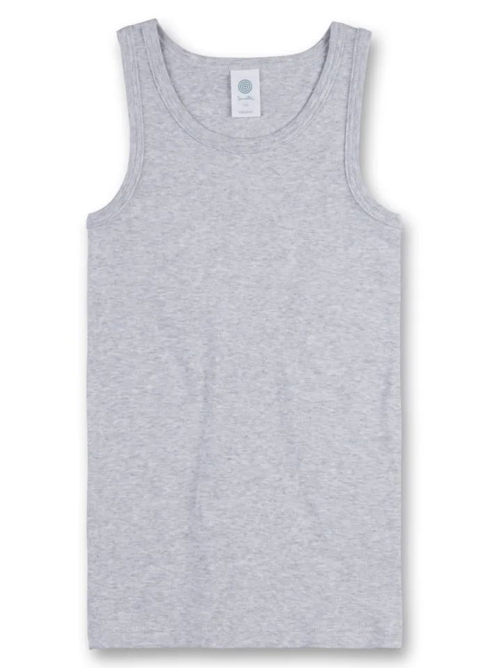 Sanetta  Jongens Singlet: Grijs ( SAN.9 )