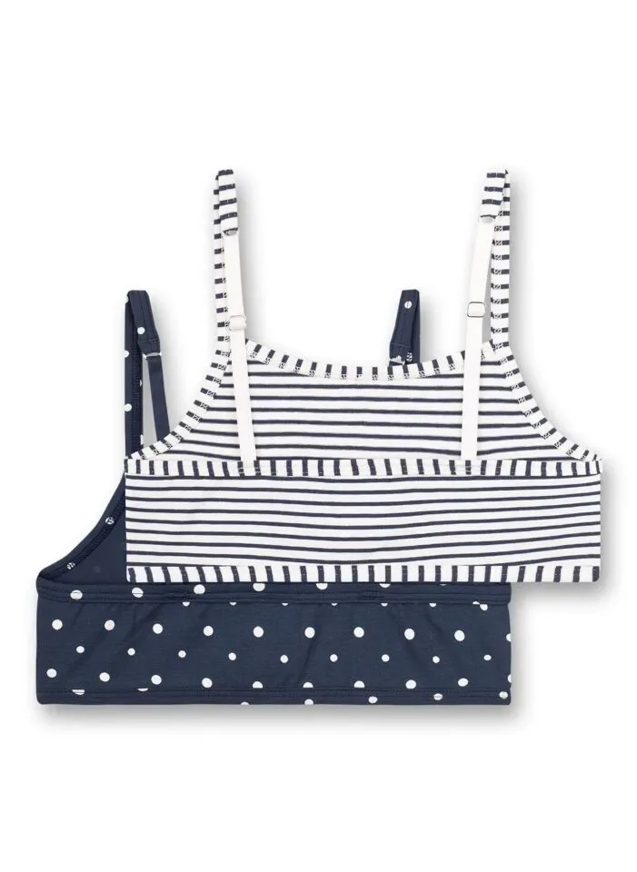Sanetta meisjes bustier top: Duopack ( SAN.13 )