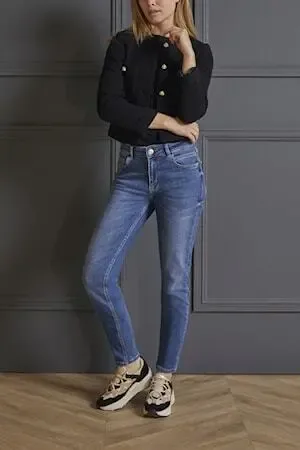 Para Mi Broek: Jill, vintage denim, L30 Used Air blue ( PARA.236 )