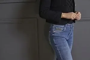 Para Mi Broek: Jill, vintage denim, L30 Used Air blue ( PARA.236 )