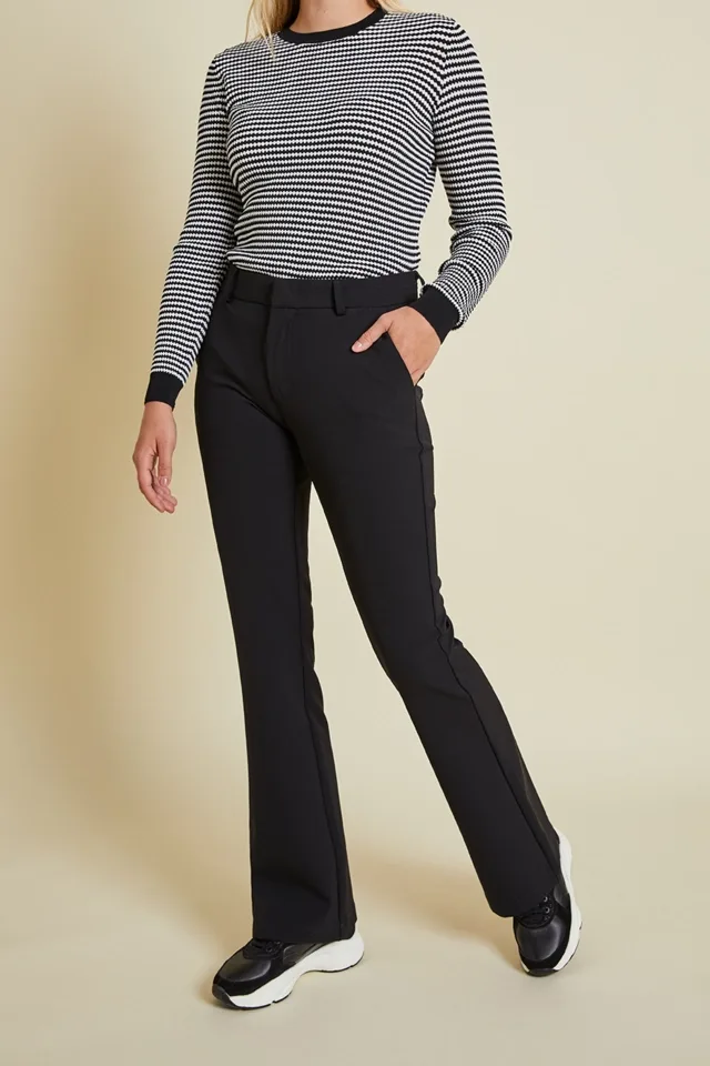 Para Mi broek: Jade City Asky, Wijd, Black ( PARA.240 )