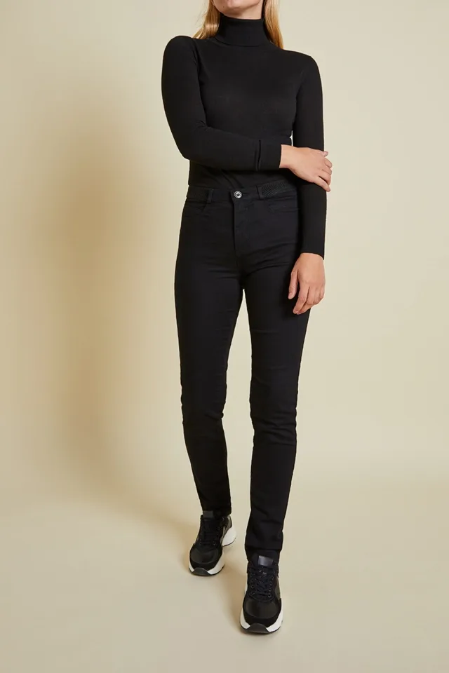 Para mi broek: Celine Elastic, zwart Heaven Uni , L32 ( PARA.244 )