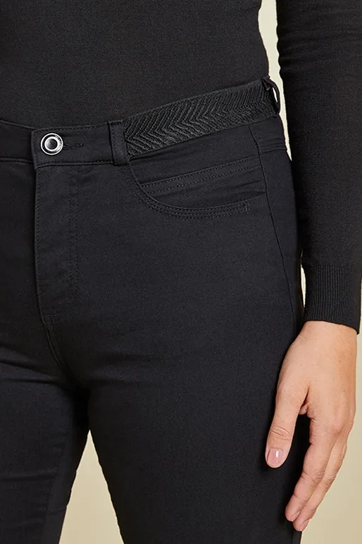 Para mi broek: Celine Elastic, zwart Heaven Uni , L32 ( PARA.244 )