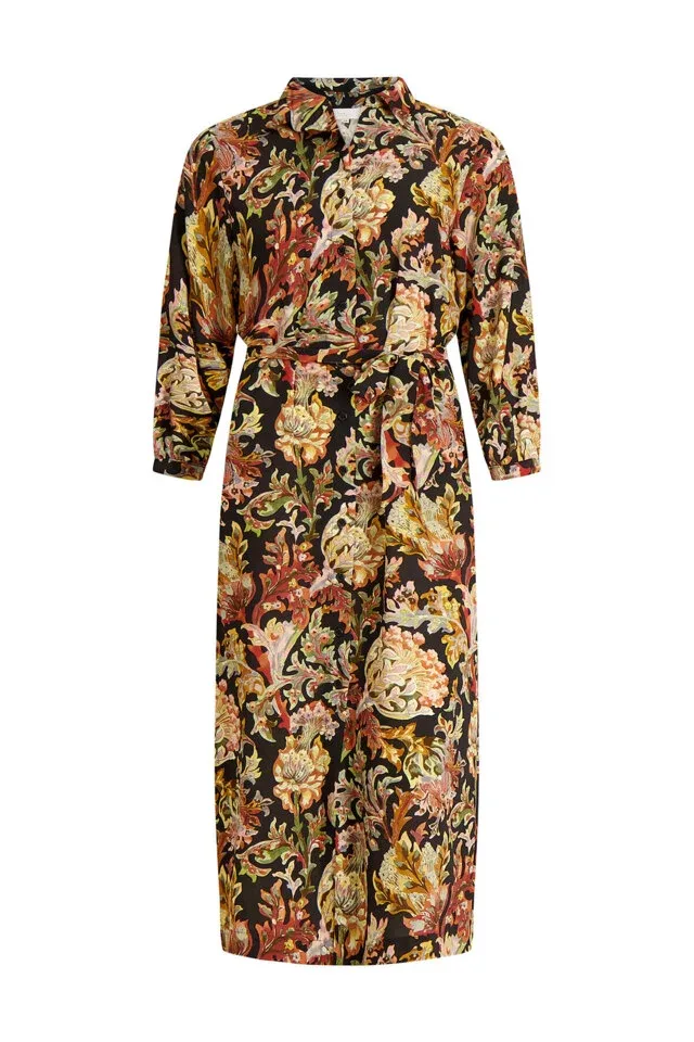 Signe Nature Kleed: Multi kleuren, lang ( Signe.1109 )