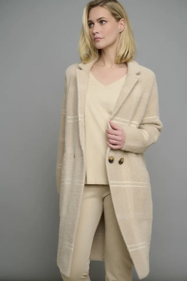 Rino & Pelle Mantel: Beige, carrée ( RINO.28 )