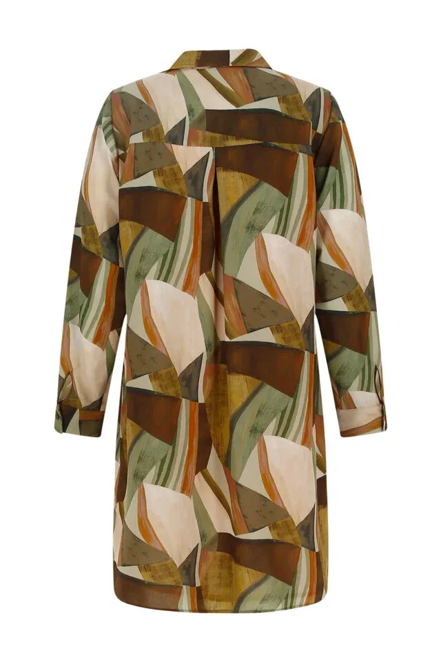 Signe nature Kleed: multi color, groen ( Signe.1113 )