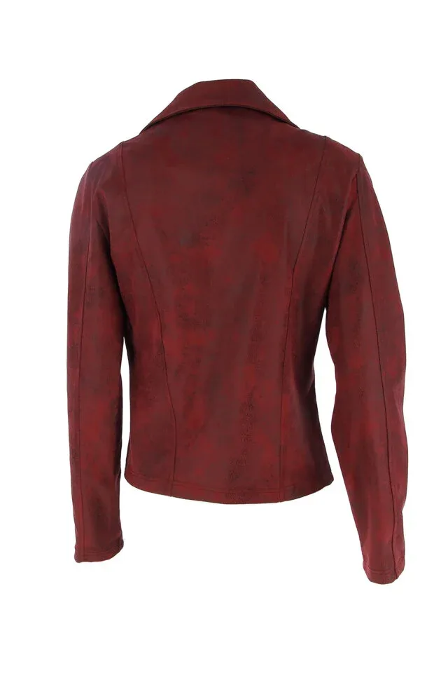 Signe Nature Vest: Suede, bordeau ( Signe.1099 )