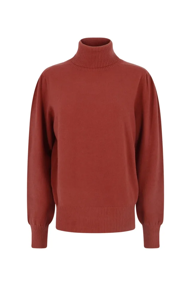 Signe nature Sous pull: Bordeau, gebreid ( Signe.1118 )