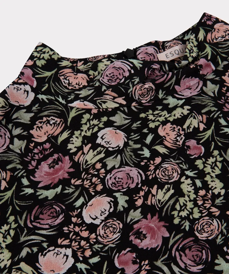 Esqualo Jurk: bloemenprint ( ESQ.240 )