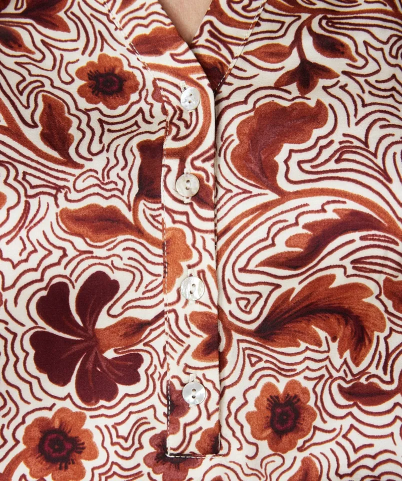 Esqualo Jurk: bloemenprint met riem in lenden  ( ESQ.239 )