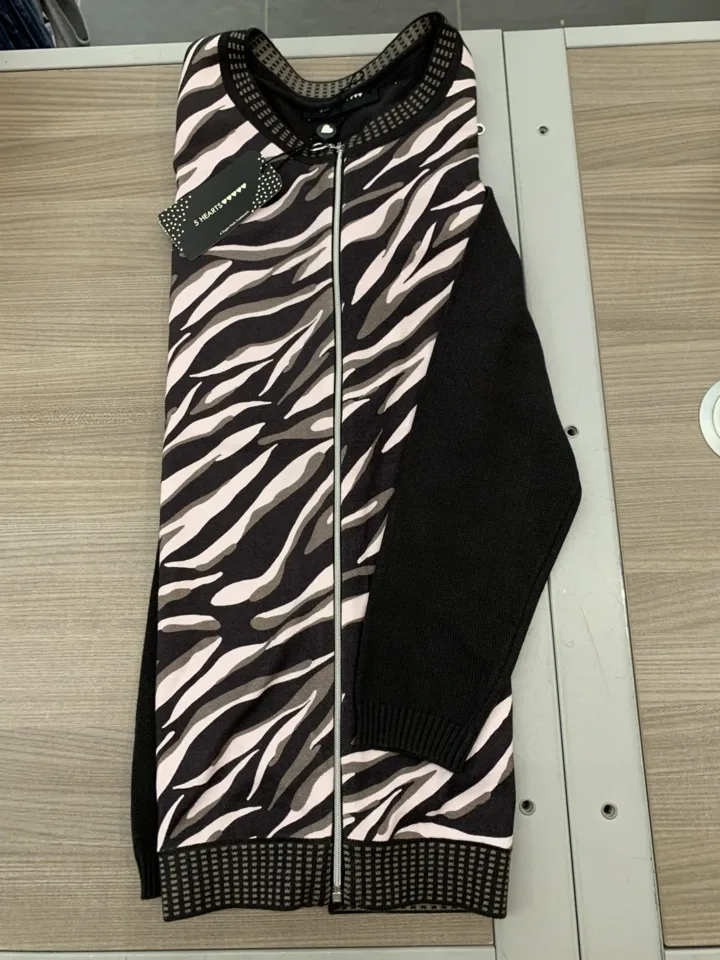Eugen klein Gilet: Twin set gilet met rits ( EUG.94 )
