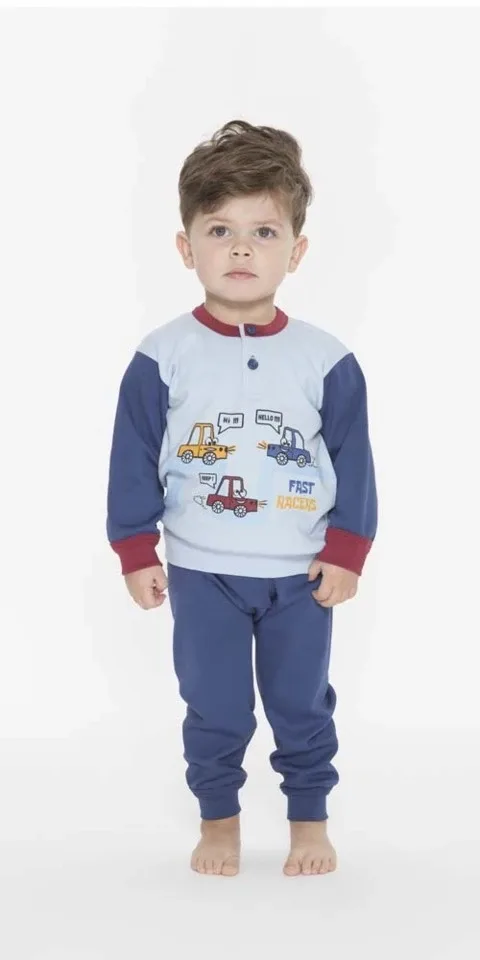 Gary Baby jongens pyjama, interlock, auto ( GARY.51 )