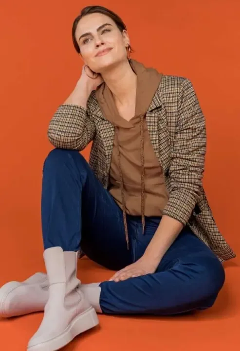 See you blazer: Bruin pied des poules ( SEE.108 )