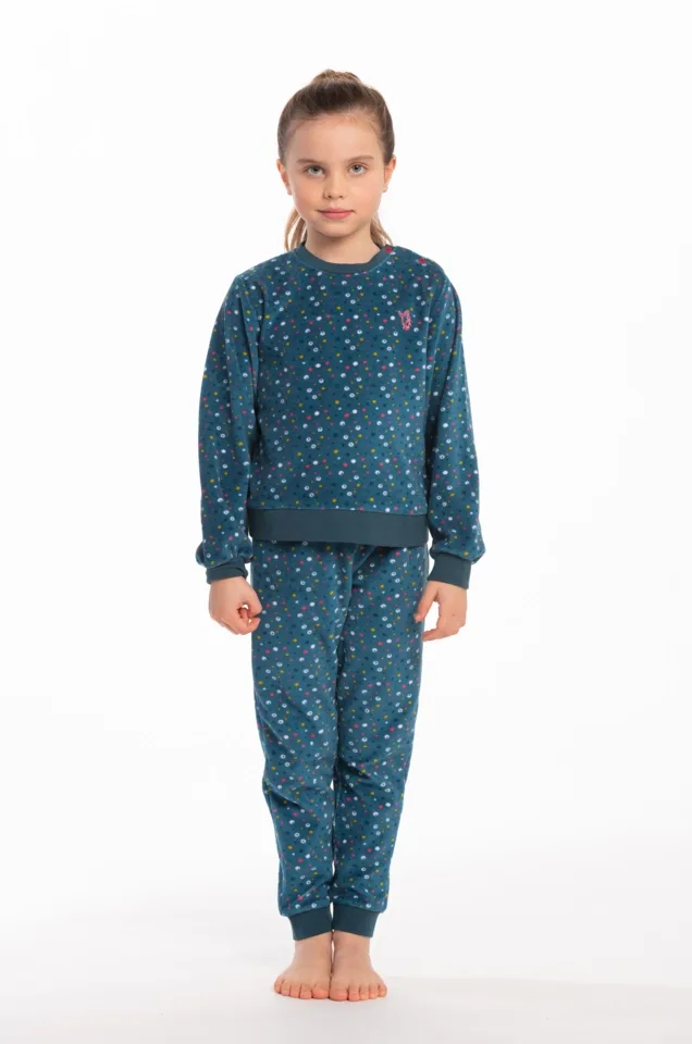 Eskimo Pyjama Meisjes: Shirley, Velours ( ESK.1820 / ESK1821 )
