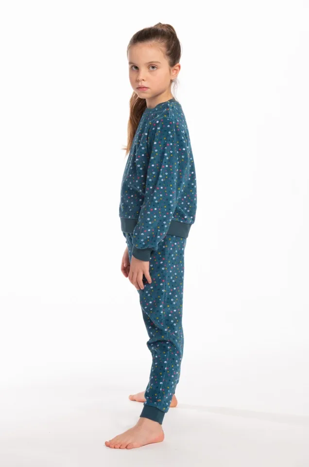 Eskimo Pyjama Meisjes: Shirley, Velours ( ESK.1820 / ESK1821 )