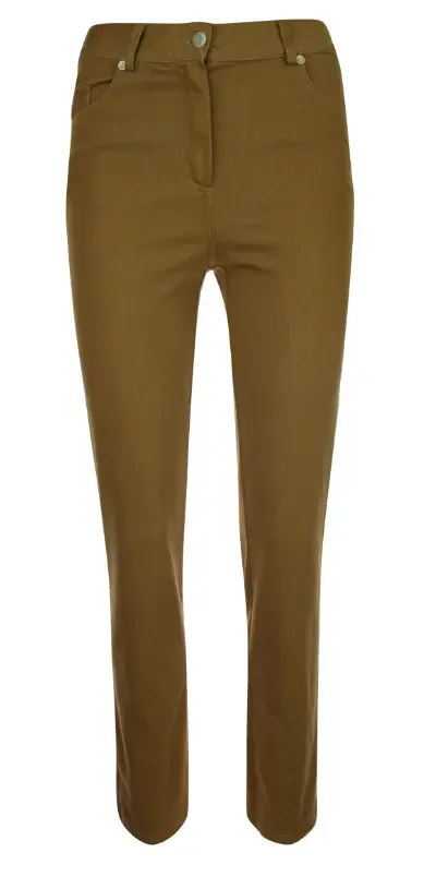 See you broek: Camel, elastiek + knoop, TOPBROEK ( SEE.112 )