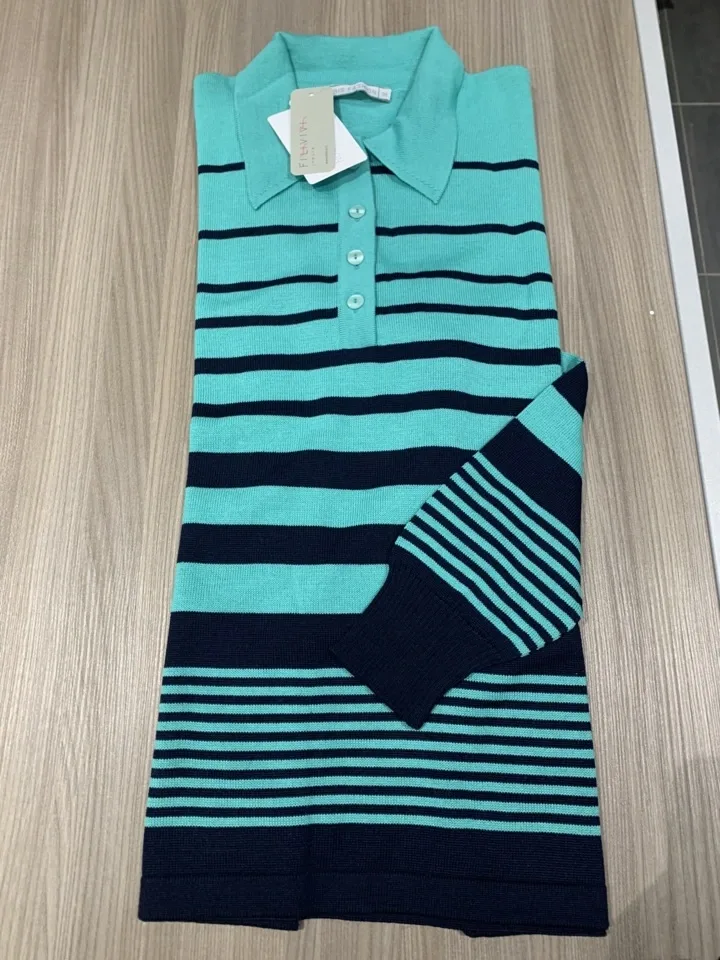 Kris Fashion Dames polo: gebreid, warm ( KRI.59 )