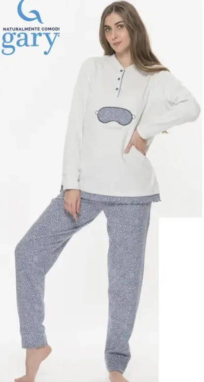 Gary Dames Pyjama: Punto Milano, zeer warm en zacht ( GARY.63 )