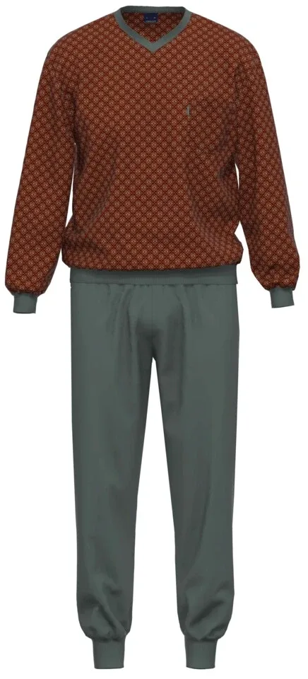 Ammann Heren pyjama: Bordeau ( AMM.506 )