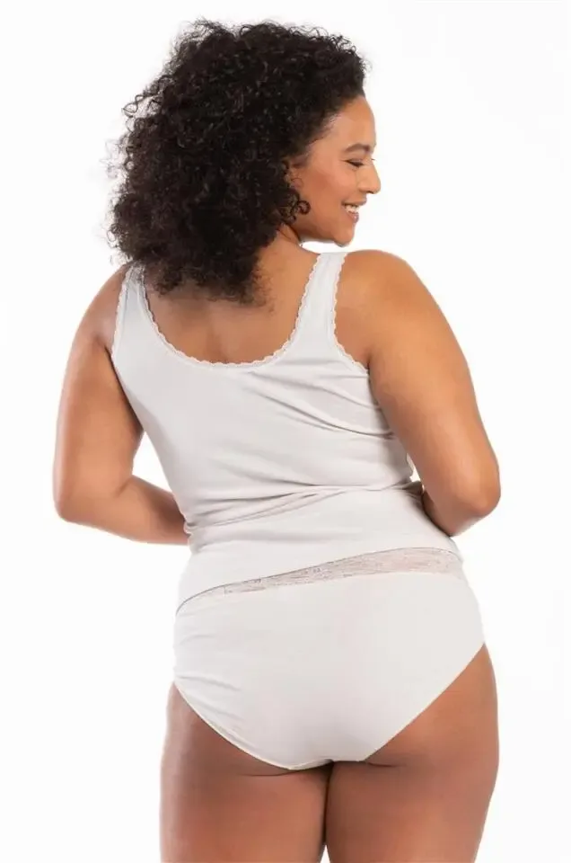 Eskimo Dames Singlet: Alix, off white ( ESK.1841 )