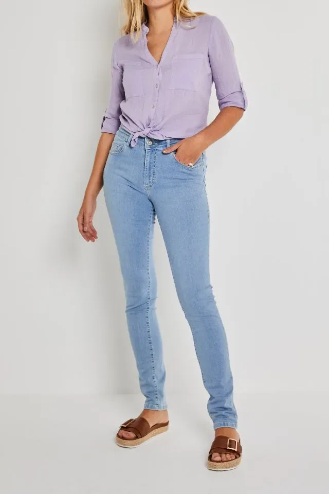 Para Mi Broek Celine : Faded sun, reform Denim ( PARA.253 )