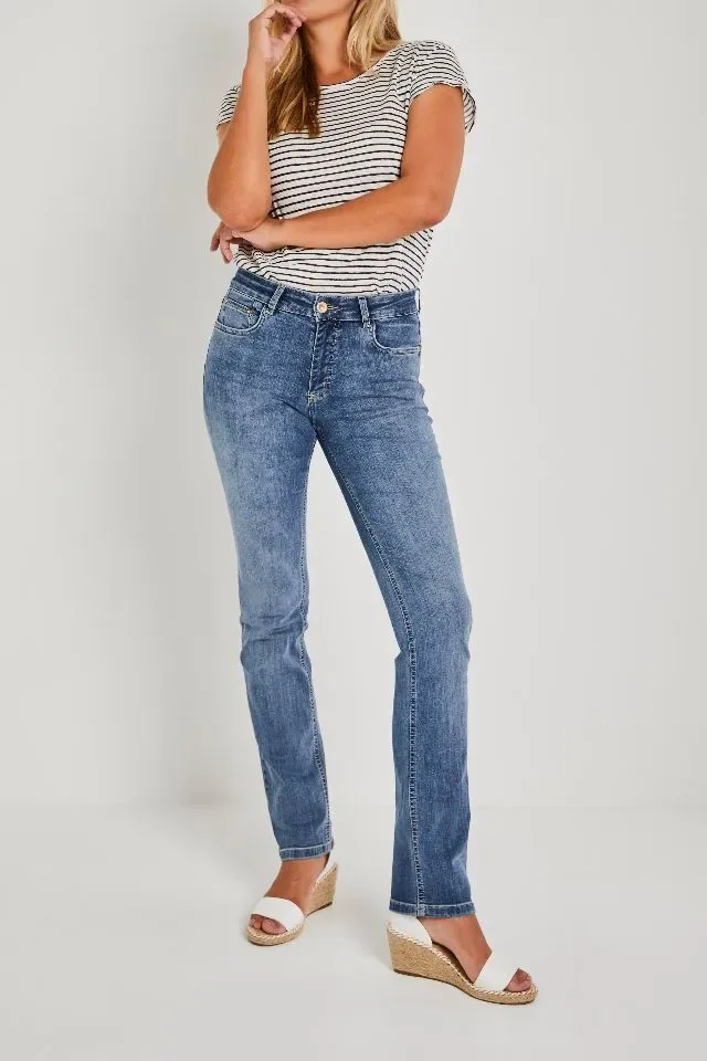 Para Mi Broek Angela: Steel Blue, Jeansbroek ( PARA.254 )