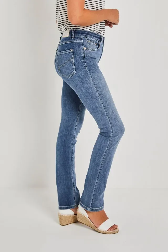 Para Mi Broek Angela: Steel Blue, Jeansbroek ( PARA.254 )