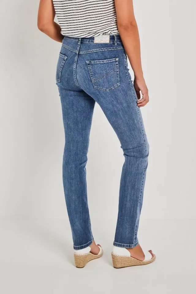 Para Mi Broek Angela: Steel Blue, Jeansbroek ( PARA.254 )