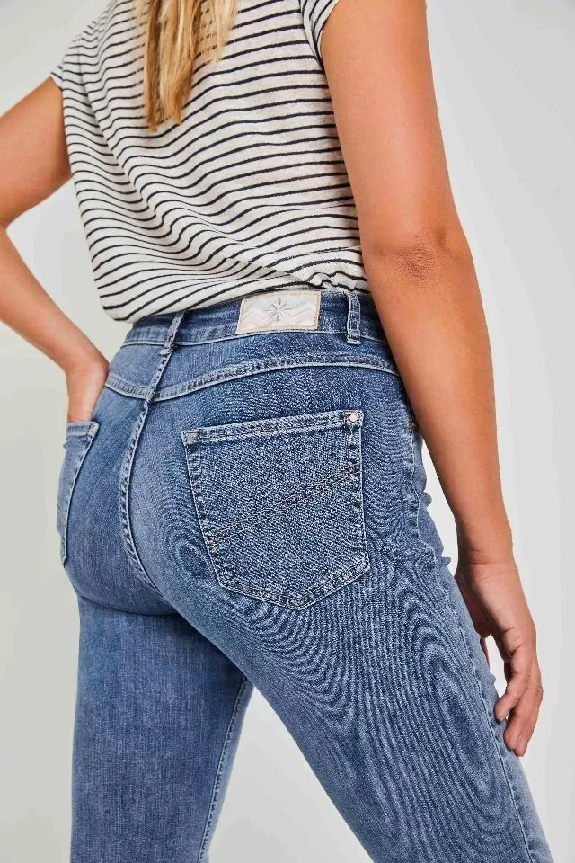 Para Mi Broek Angela: Steel Blue, Jeansbroek ( PARA.254 )