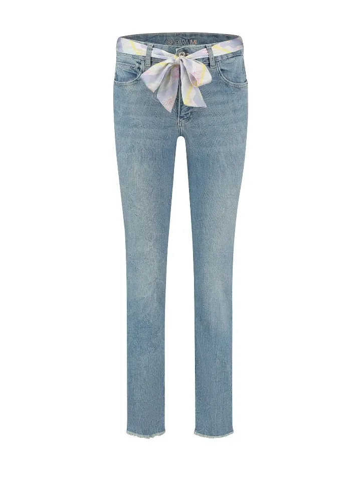Para Mi Broek Kim: Tinted Blue, wijd model, L28 ( PARA.255 )
