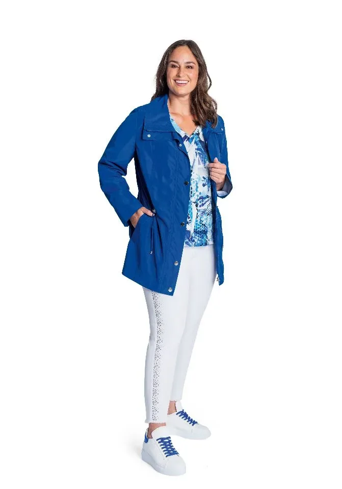 KJ Brand Broek: Wit, elastiek ( BRA.271 )
