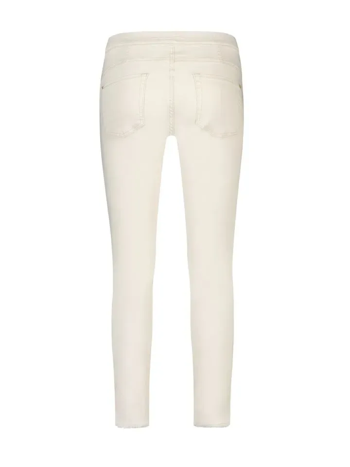 Para Mi broek: Saschia Elastic color denim Off White ( PARA.263 )